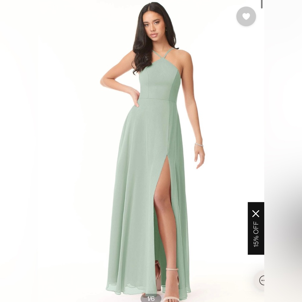 Azazie Agave Bridesmaid Dress
